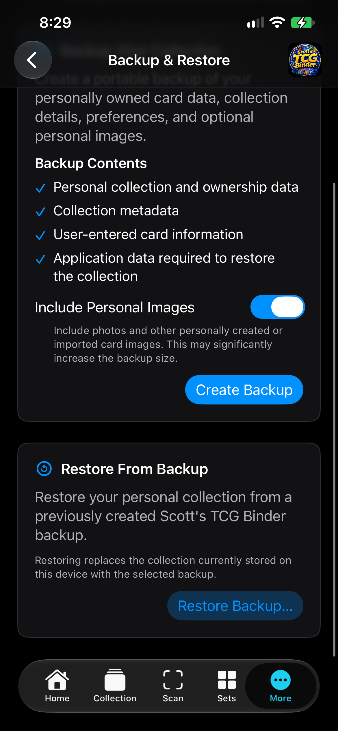 iPhone Restore From Backup warning that restore replaces this device.